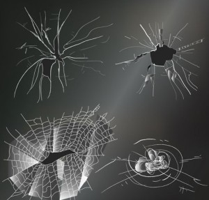 Vector Broken Glass Background 04