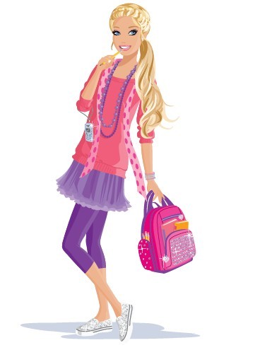 Vector Fashion City Girls Illustration 03