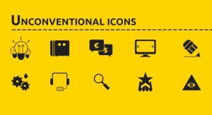 Unconventional Icons (AI + Font Icons)