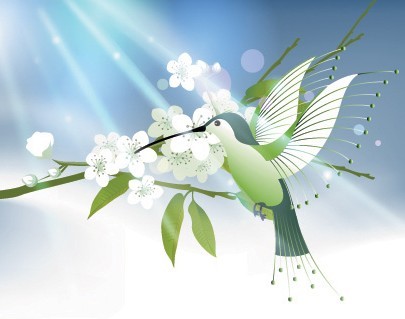 Fresh Natural Sunshine Vector Illustration 01