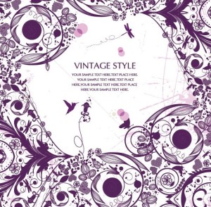 Vintage Ornamental Floral Patterns Vector 05