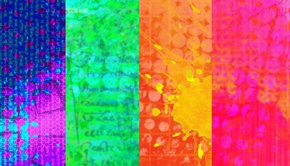 4 Abstract Splash Background Texture