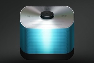 Glossy DVD Cake PSD