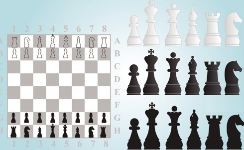 Vector Chess Design Elements Illustration 03