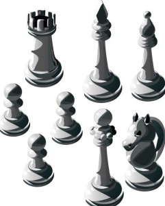 Vector Chess Design Elements Illustration 04
