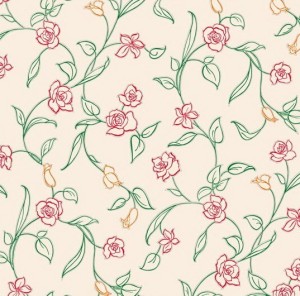 Vector Small Flower Pattern Background 04