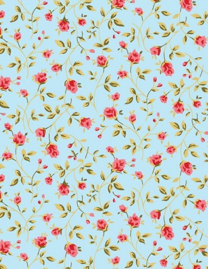 Vector Small Flower Pattern Background 05