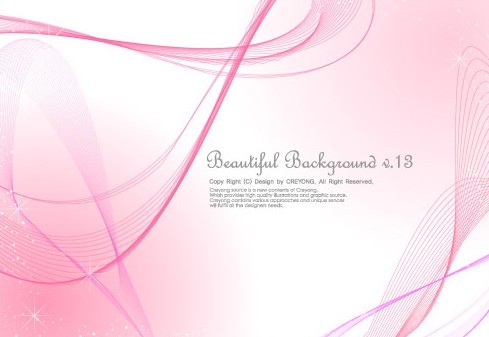 Beautiful Abstract Lines Background Vector 01