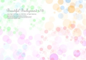 Beautiful Colored Bubbles Background Vector 02