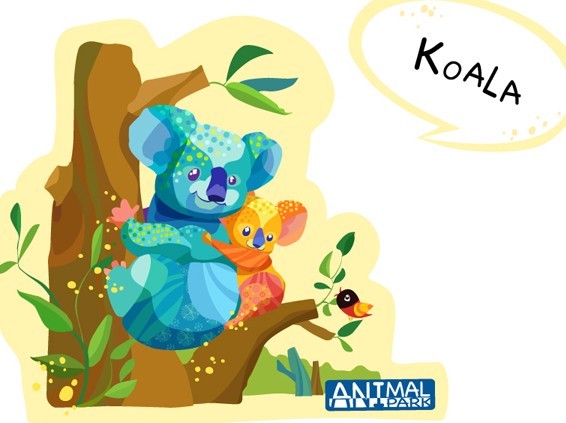 Cute Cartoon Koala Illustration Vector