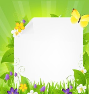 Fresh Summer Garland Frame Vector 01