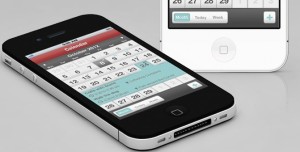 iPhone Calendar APP UI PSD