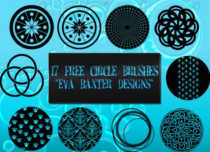 17+ Circle Floral Brushes
