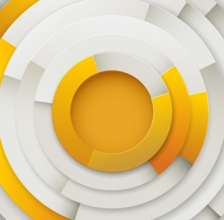 Vector Abstract Paper Circles Background