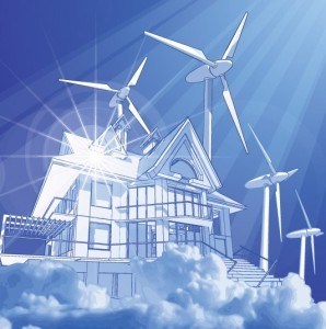 Vector Environmental Protection & Green Energy Design Elements 01