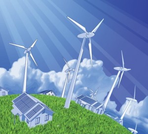 Vector Environmental Protection & Green Energy Design Elements 04