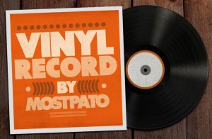 Vinyl Record PSD