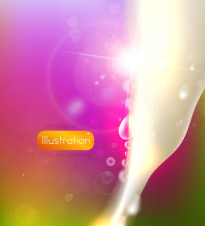 Orange Hot Summer Sunshine Background Vector 02