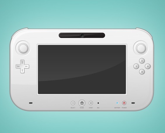 Wii U Controller PSD Mockup