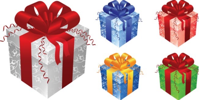 Elegant Gift Boxes with Ribbon Bows