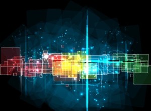Colorful Abstract Squares Background Vector
