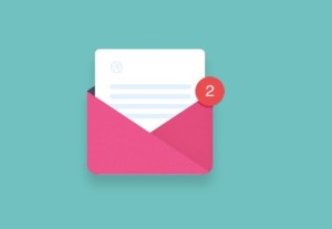 Pink Envelope Icon PSD