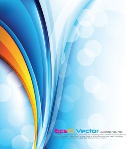 Vector Colorful Abstract Curves and Halos Background 01
