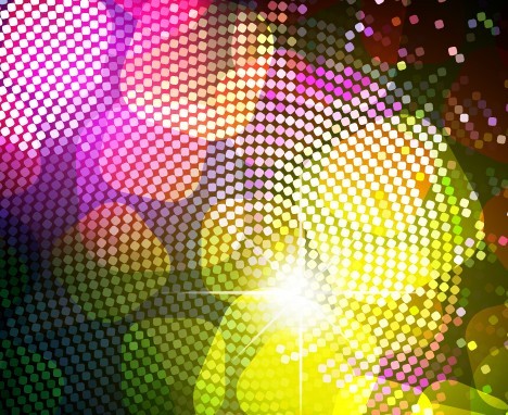 Bright Abstract Mosaic Background Vector 03