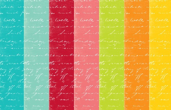 7 Grungy Bright Patterned Paper Textures