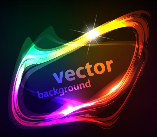 Bright Colored Vector Frame