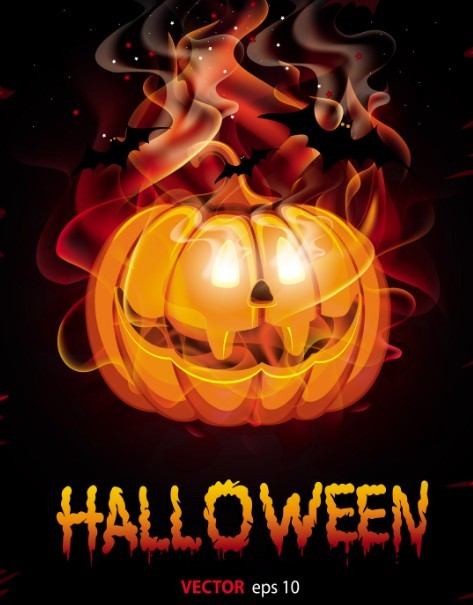 Glowing Pumpkin For Halloween