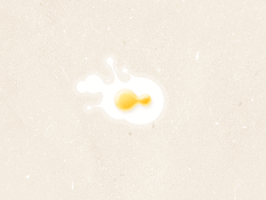 Egg GIF Preloader PSD