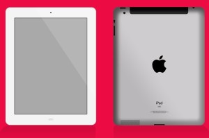 iPad Front and Back Mockup PSD