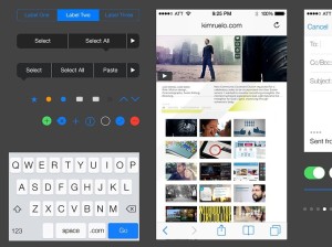 iOS 7 UI Vector