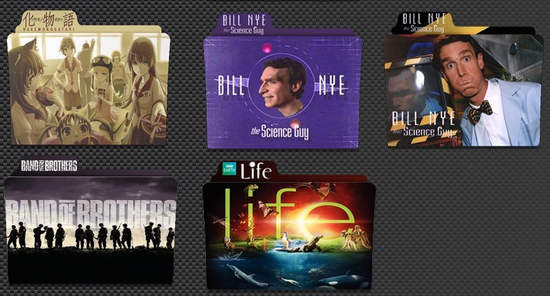 TV Show Folder Icons Pack
