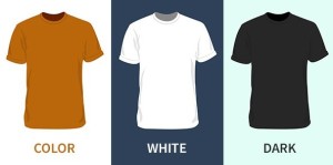 Blank Short-sleeved T-shirt PSD Mockup