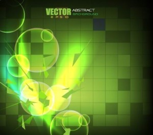 Creative Color Blocks with Abstract Background Vector 01