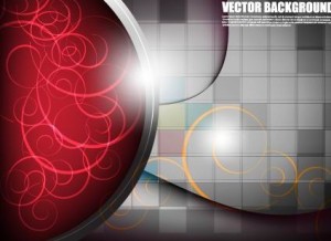 Creative Color Blocks with Abstract Background Vector 04