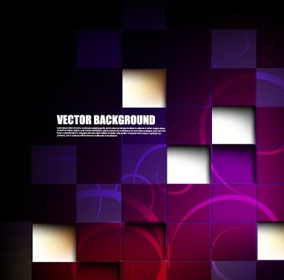 Creative Color Blocks with Abstract Background Vector 05