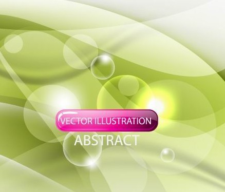 Vector Gentle Waves and Bubbles Illustration 03