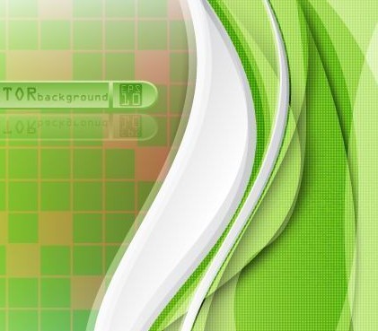 Vector Gentle Waves and Bubbles Illustration 05