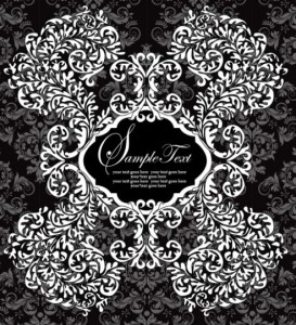 Classic Black and White Floral Patterns