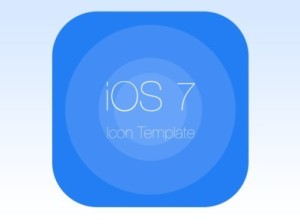 iOS 7 Icon Template PSD