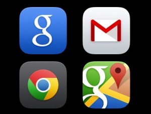 iOS 7 Styled Google App Icons PSD