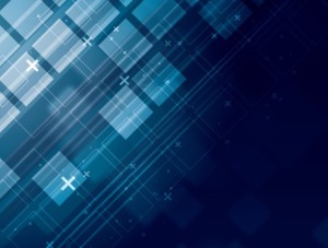 Dark Blue Abstract Blocks Background Vector