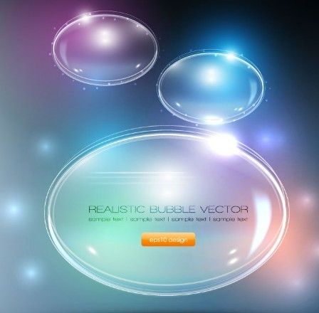 Bright Soap Bubbles Background Vector 05