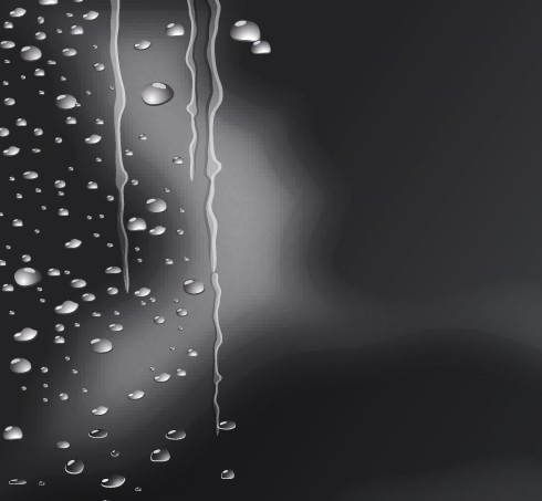 Fresh Water Drops Background Vector 04