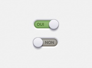 Clean Slide Switches PSD