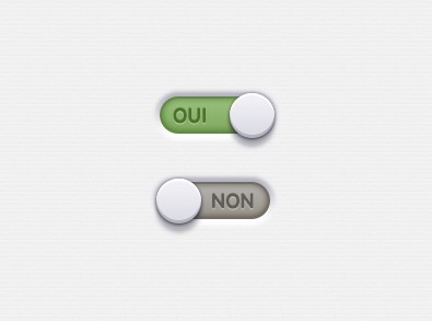 Clean Slide Switches PSD