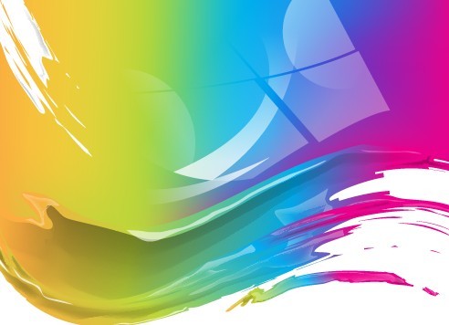 Abstract Splash Painting Background Vector